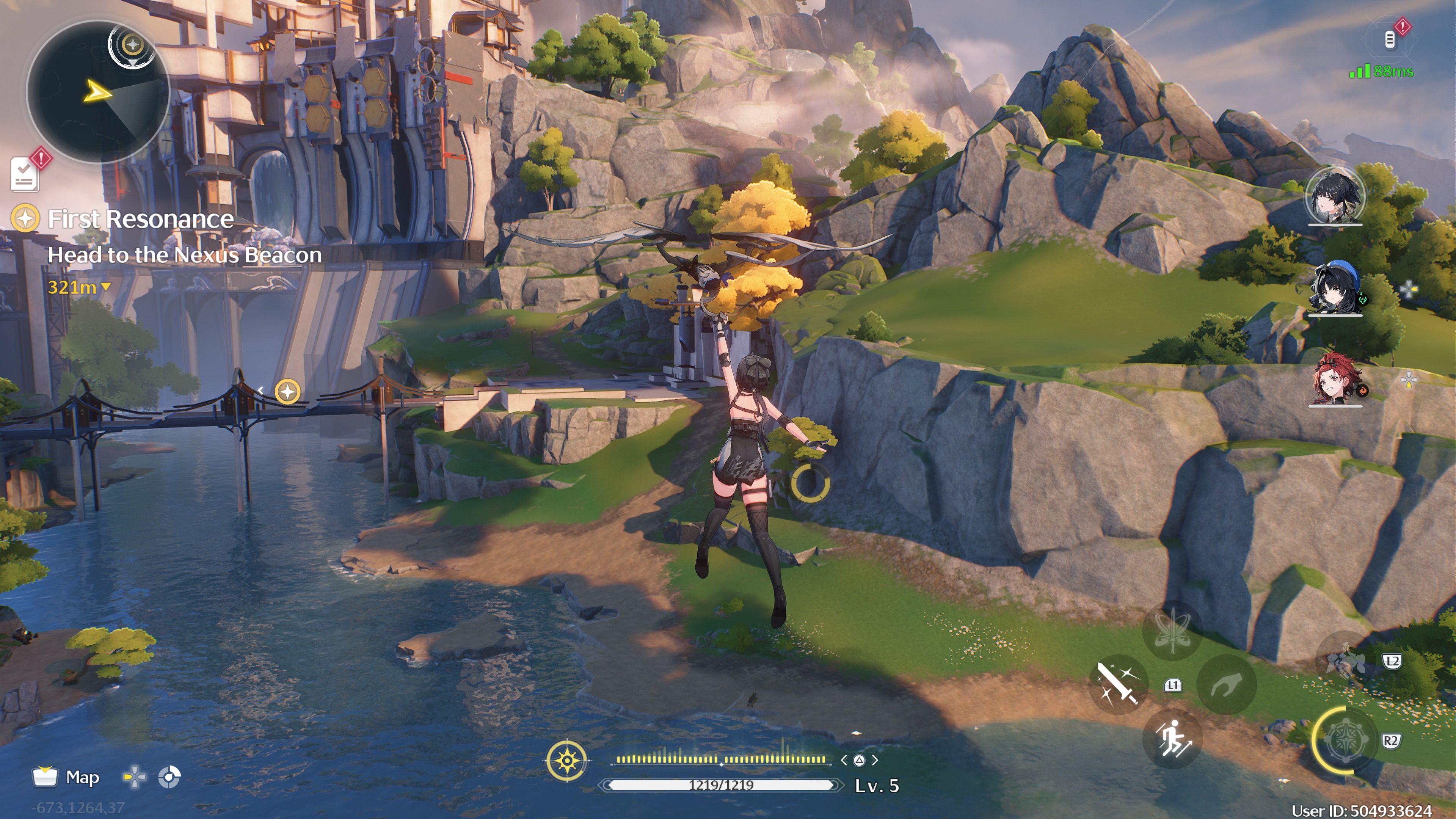 Gliding in Wuthering Waves