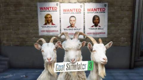 goat simulator 3 whistleblower police hat glasses feature-1