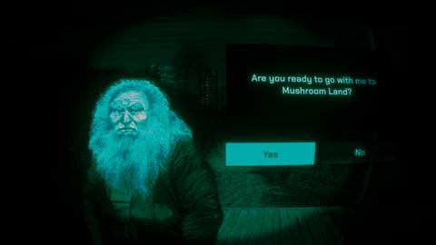 going to mushroom land