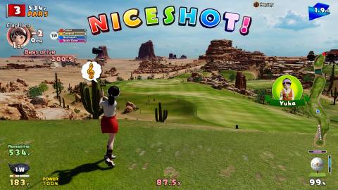 Golfing in Everybody's Golf (2017)