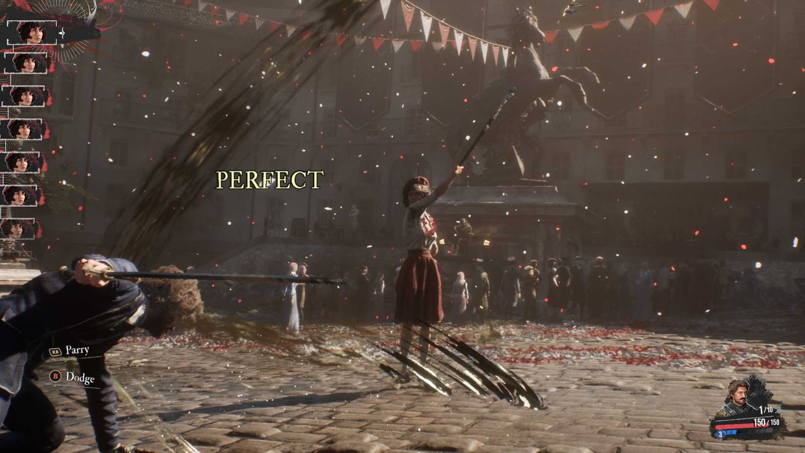 Gustave fighting Sophie in Clair Obscur Expedition 33