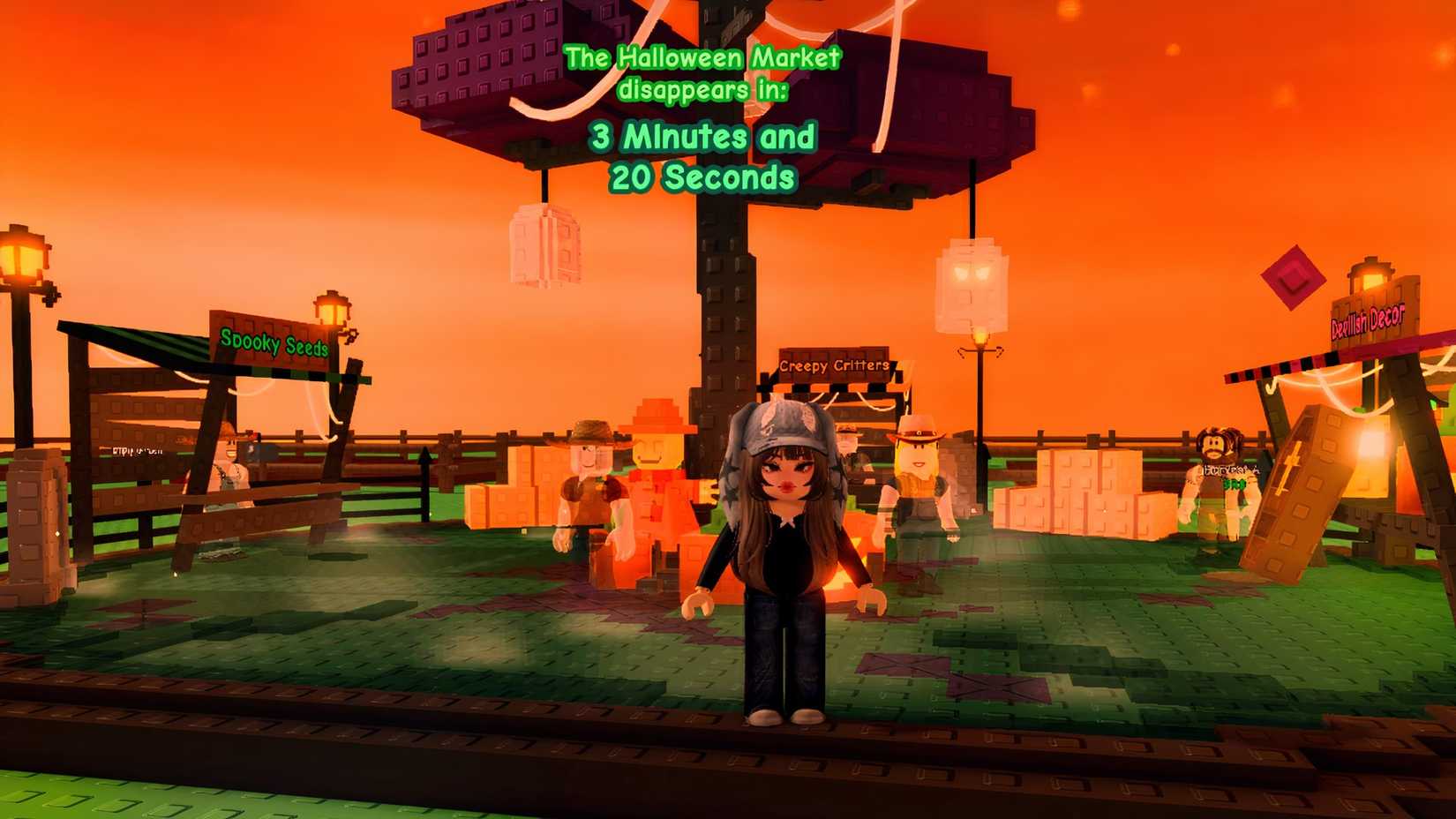 halloween market in grow a garden