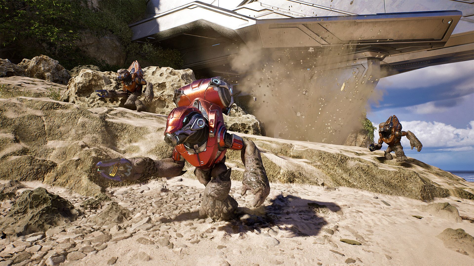 Gameplay de Halo: Campaign Evolved sem multiplayer.