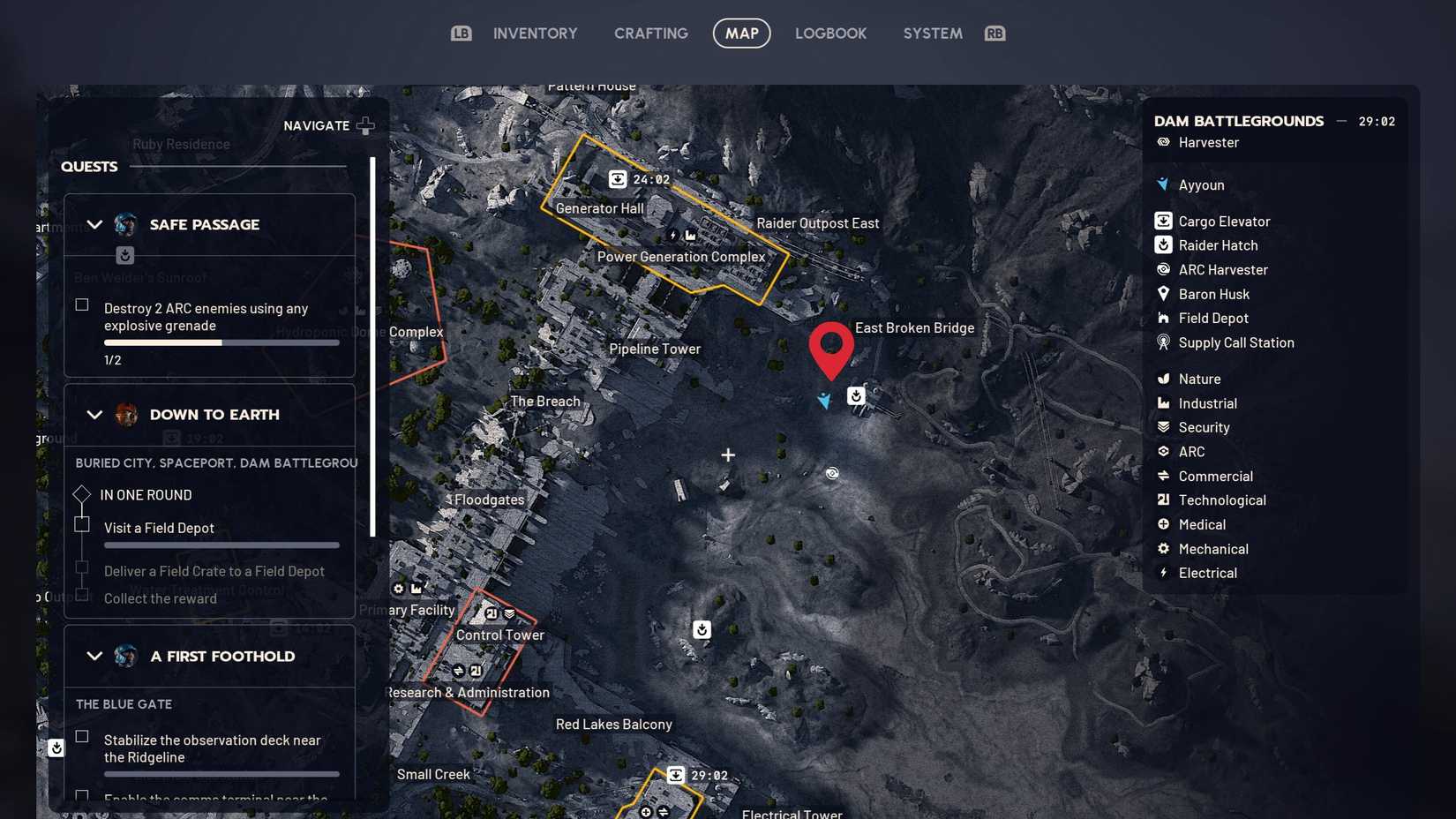 Harvester Location ARC Raiders