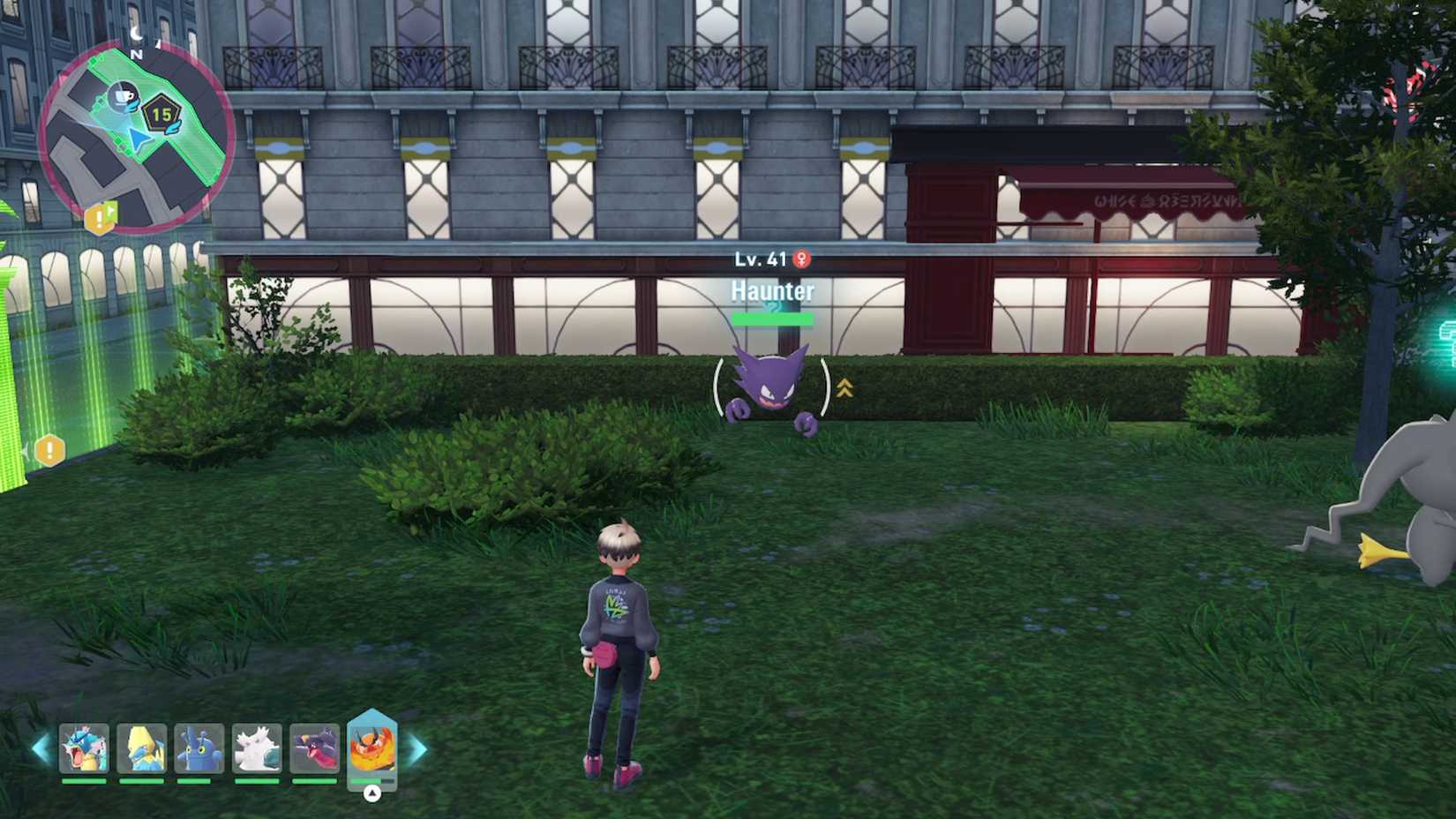 haunter in wild zone 15 in pokemon legends za