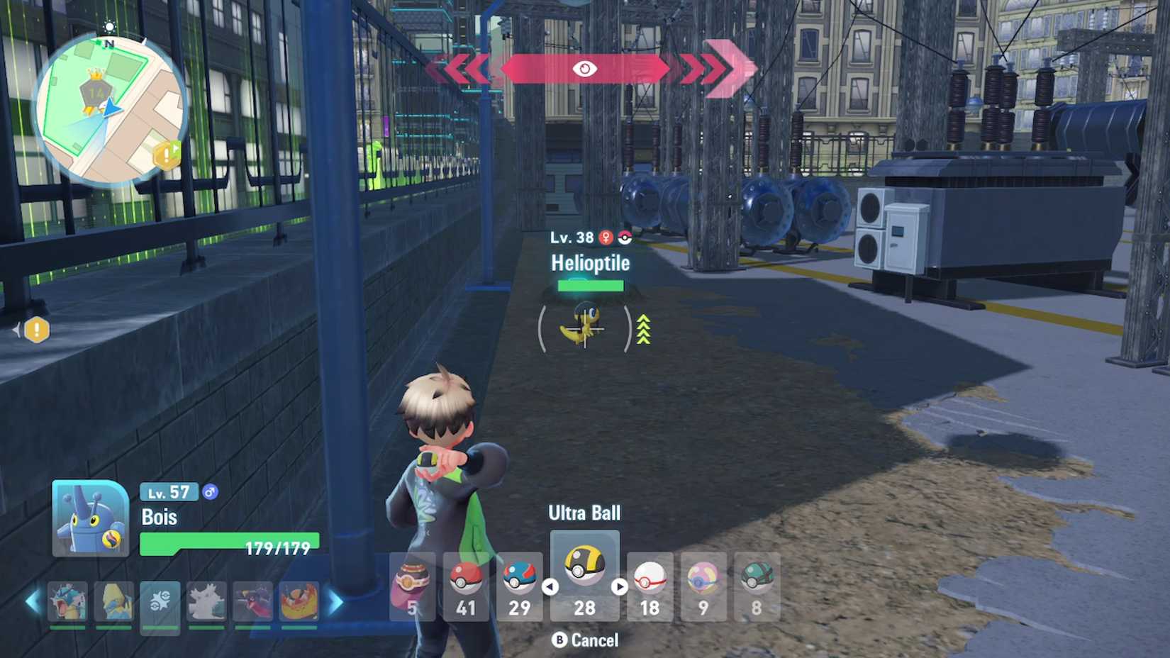 helioptile in wild zone 14 in pokemon legends za