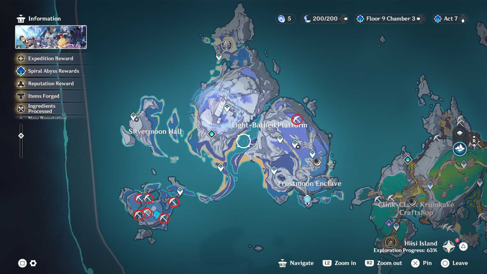 Hiisi Island Rainbowdrop Crystal location in genshin impact