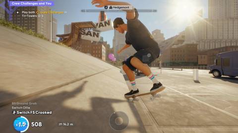 How to Do the Crooked Trick in Skate