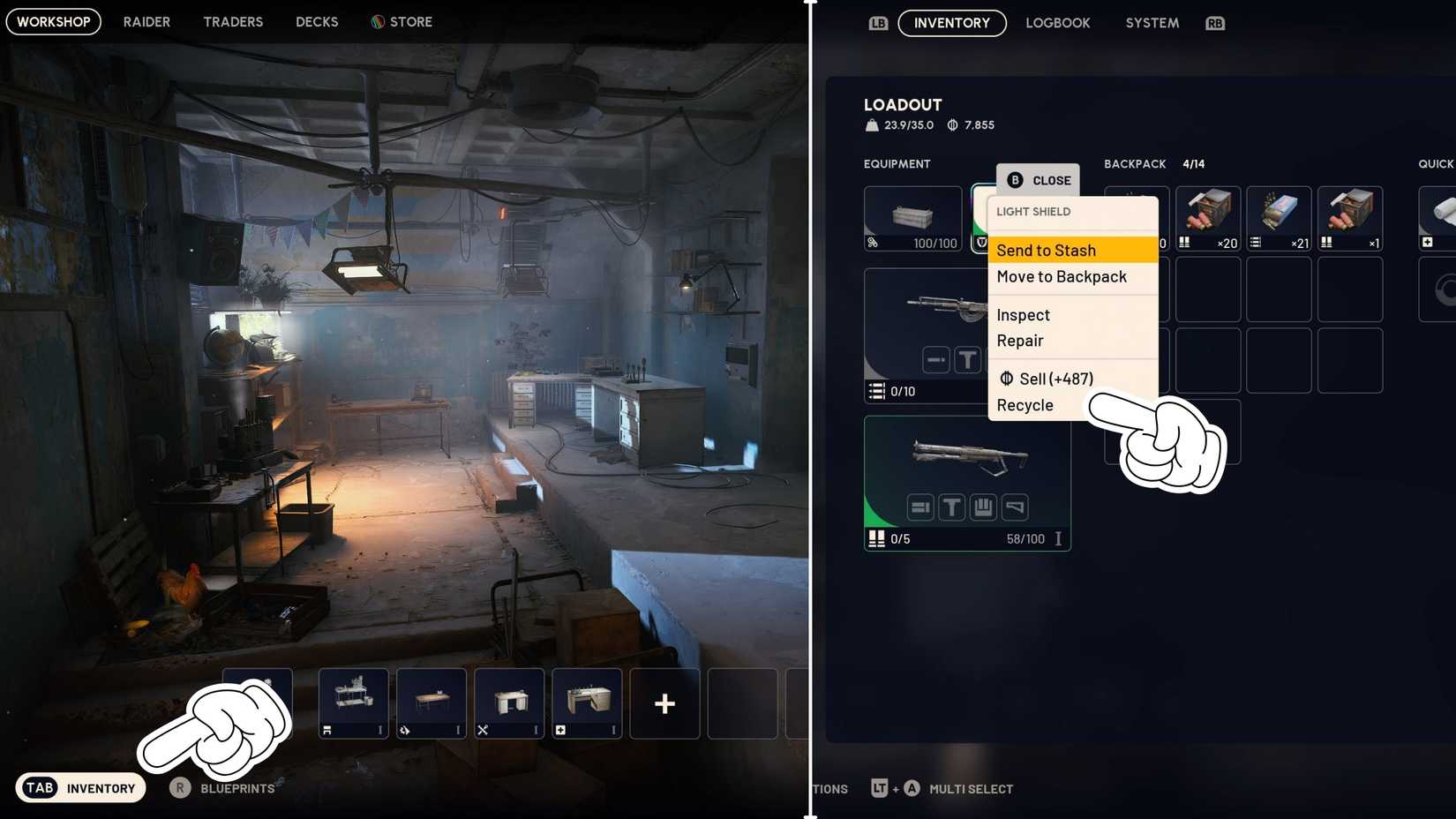How to Recycle and Sell Items in ARC Raiders
