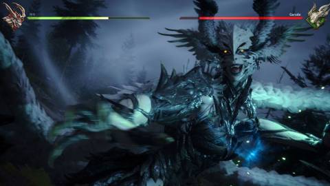 Ifrit fighting against Garuda - Final Fantasy 16