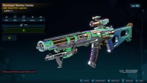 BL4 Phosphene Wombo Combo Stats screen