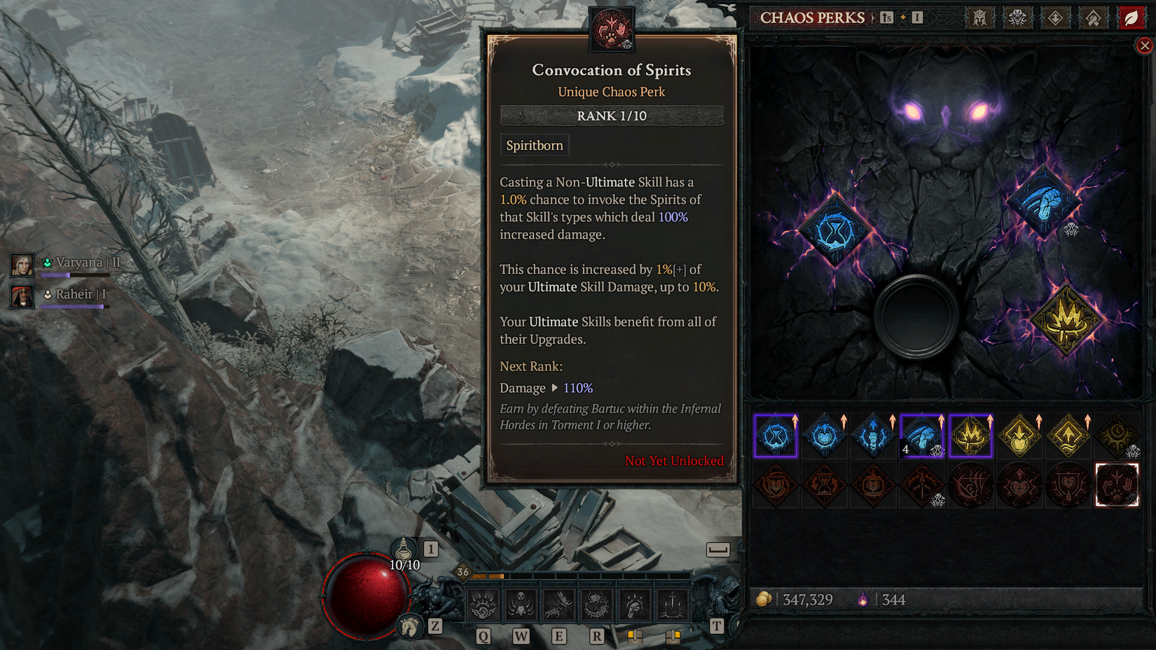 D4 Spiritborn Chaos Powers