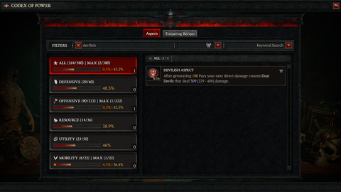 D4 Devilish Aspect Effect