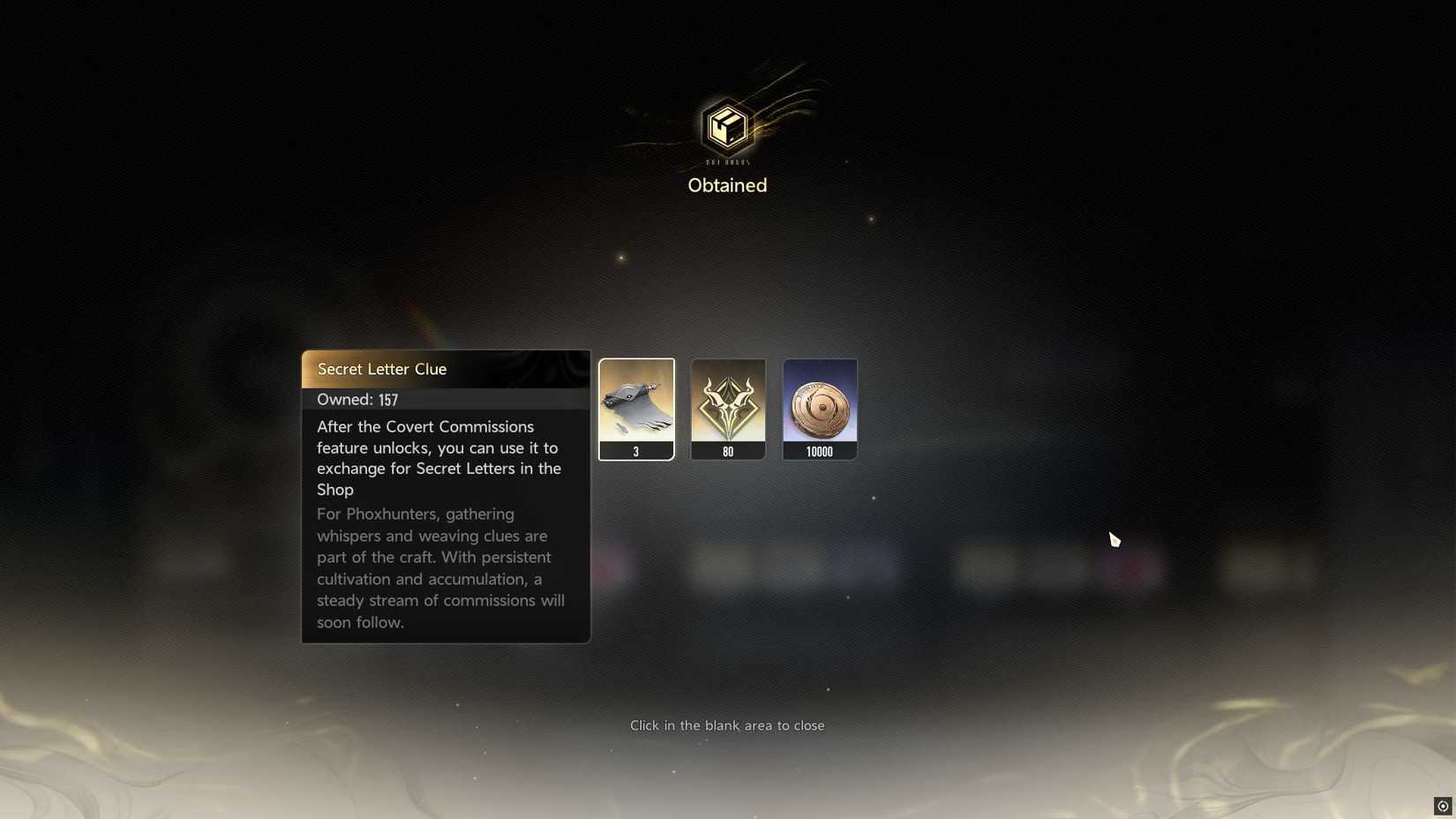 DNA Secret Letter Clues reward