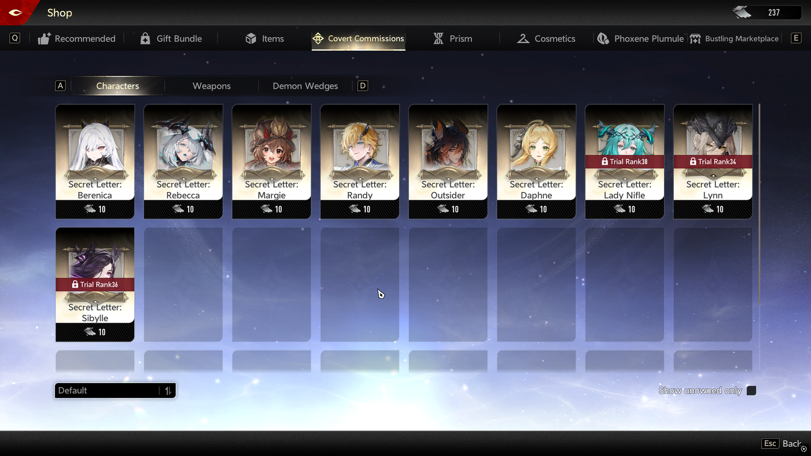 DNA Secret Letters Shop