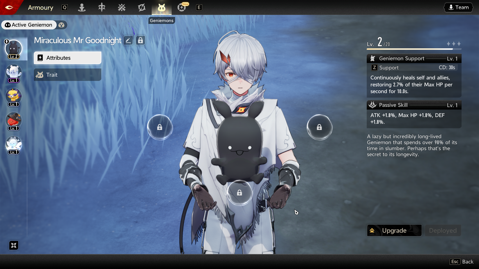 DNA Mr Goodnight Geniemon