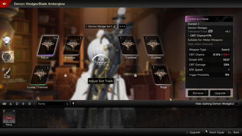 DNA Upgrading a Demon Wedge