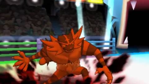 Incineroar using Darkest Lariat - Pokemon Sun And Moon