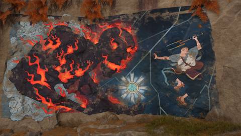 inFAMOUS 2 mural in Ghost of Yotei