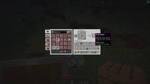 iron spear recipe minecraft