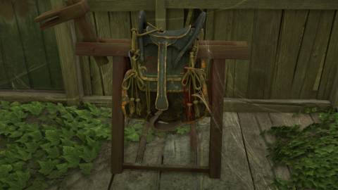 Jin’s saddle in Ghost of Yotei