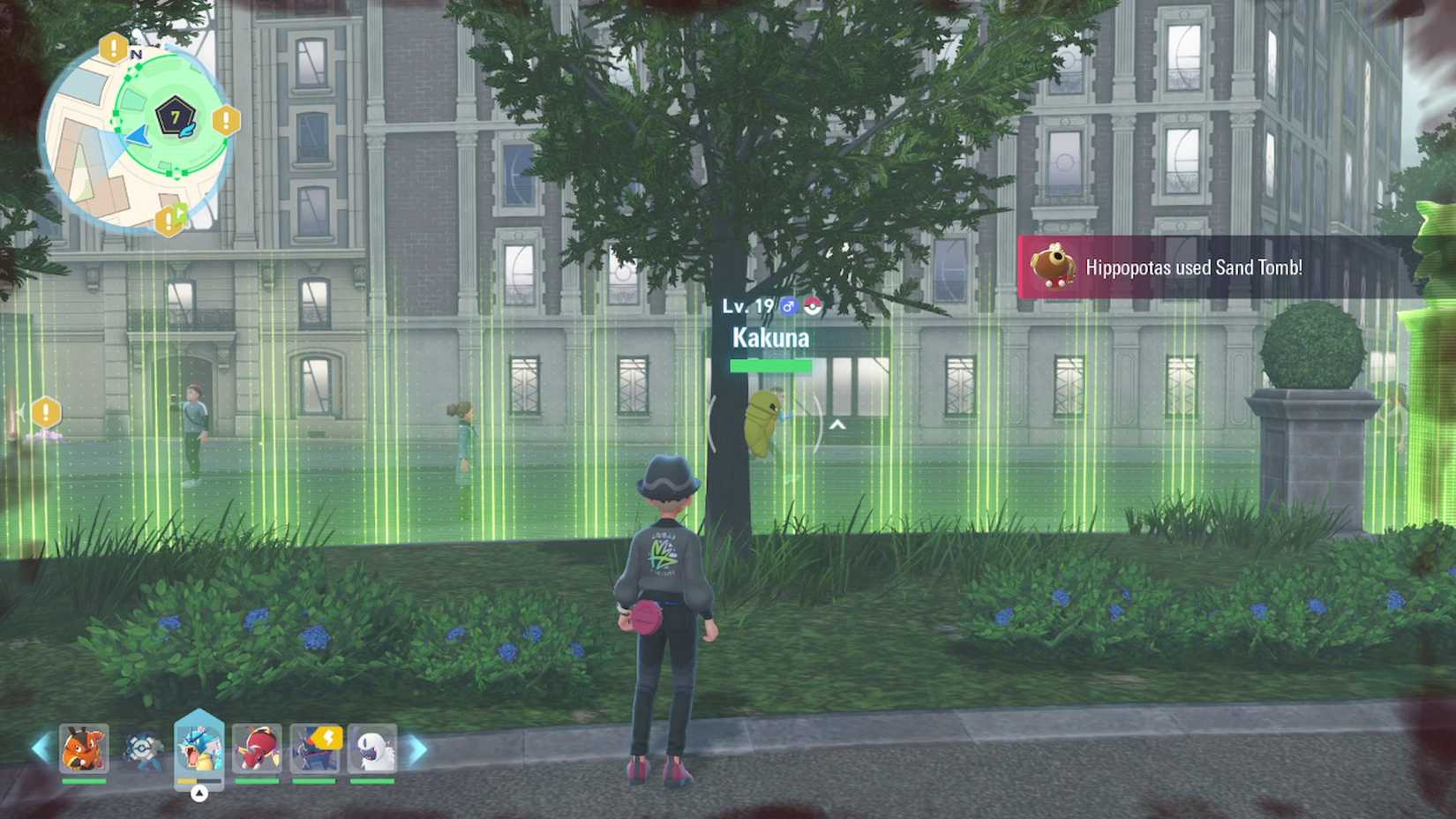 kakuna in wild zone 7 in pokemon legends za