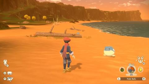 Rei finds a wild Spheal - Pokemon Legends Arceus