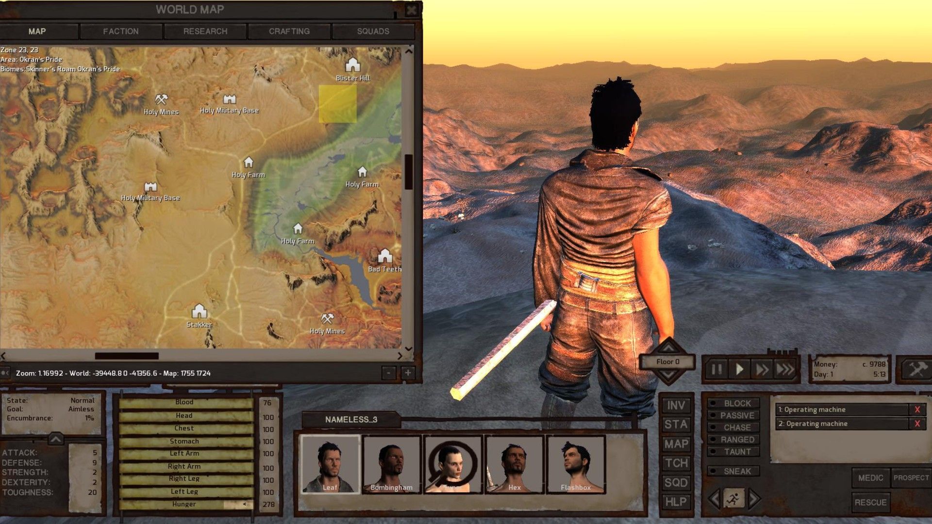 Kenshi Map And Characters