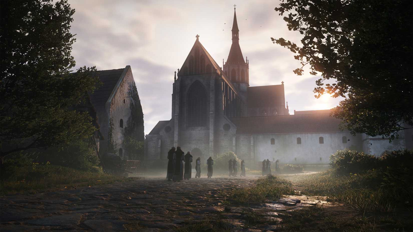 Kingdom Come Deliverance 2 DLC 3 Mysteria Ecclesia Sedletz Monastery exterior monks