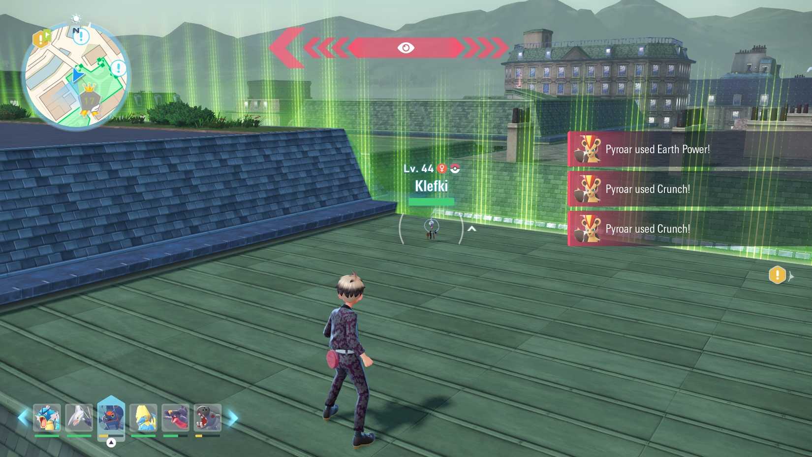 klefki in wild zone 17 in pokemon legends za