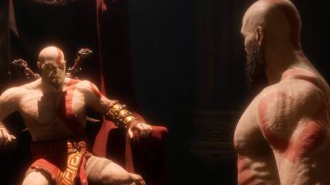Kratos confronts himself in the DLC - God of War Ragnarok
