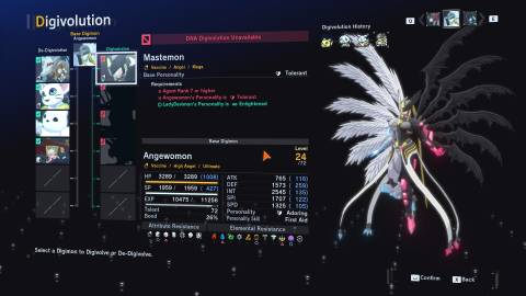 Lady Devimon Angewomon Jogress Mastemon Digimon Story Time Stranger