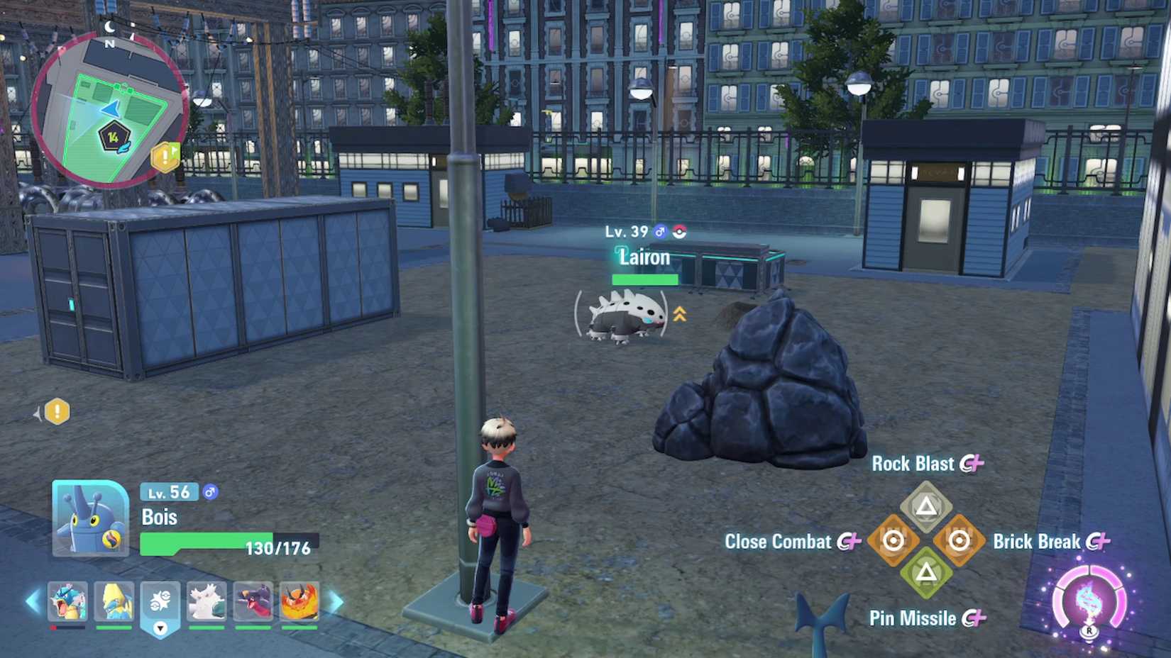 lairon in wild zone 14 in pokemon legends za