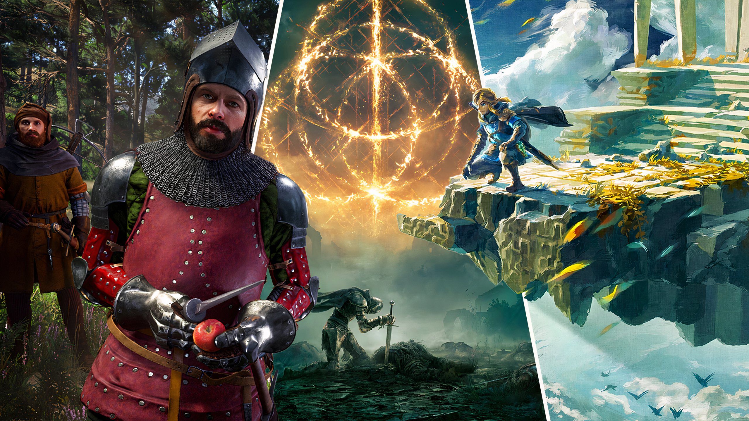 longest open-world games elden ring kingdom come deliverance 2, totk zelda