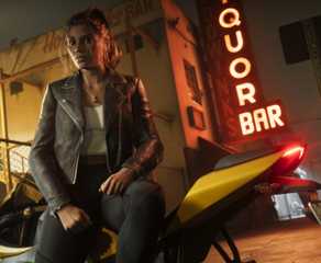 Lucia on a bike in Grand Theft Auto 6