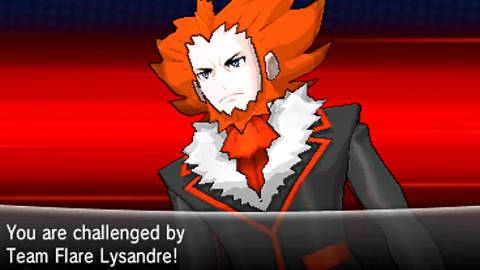 Lysandre challenges the player - Pokemon X and Y