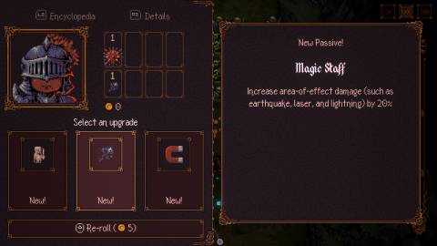 Magic Staff upgrade in Ball X Pit