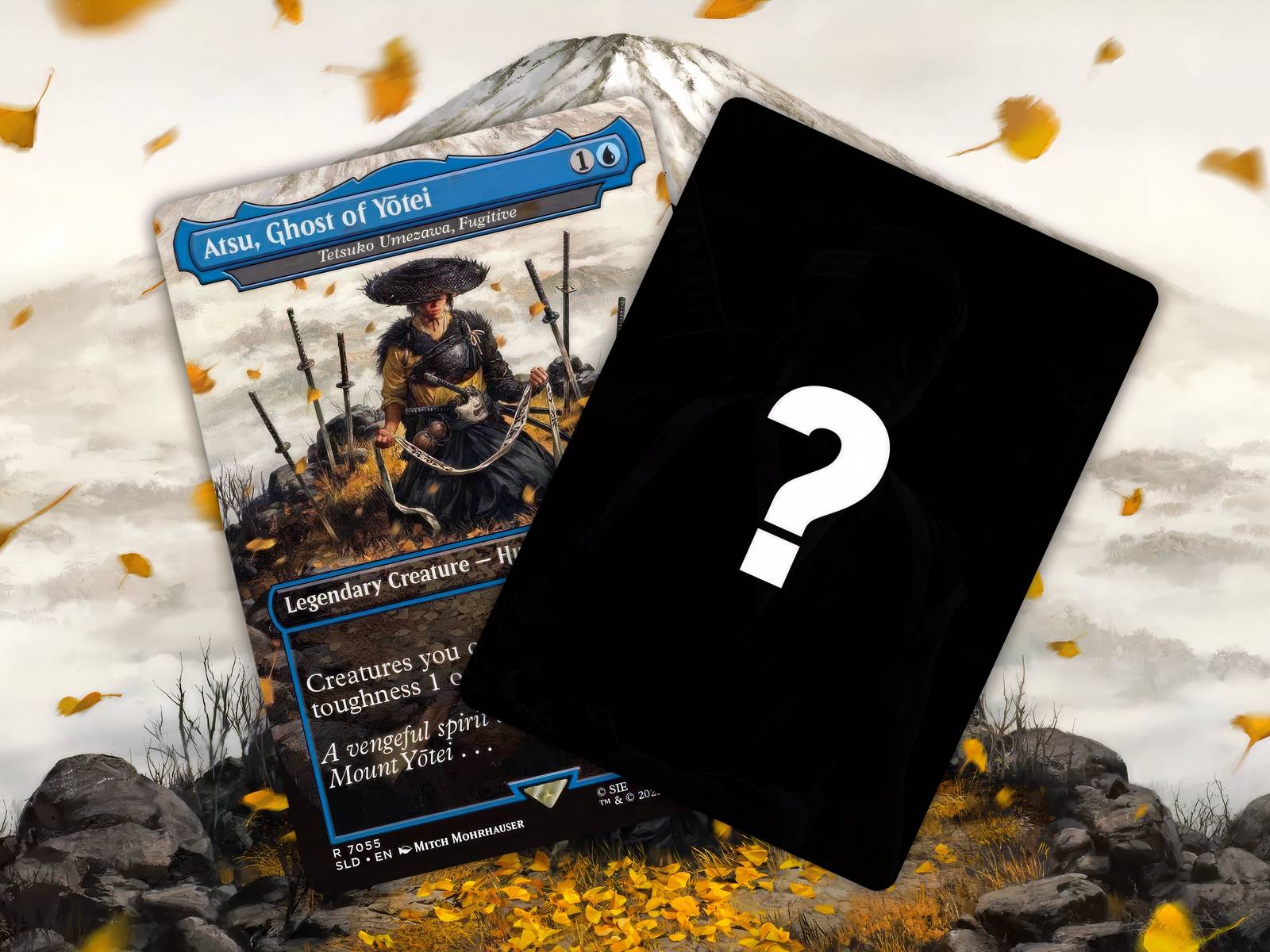atsu mtg card Atsu, Ghost of Yotei - Tetsuko Umezawa, Fugitive [Secret Lair Drop Series] 4/4 Illustrated by Victor Adame Minguez. Mtg Altered Art Card-aminatou, the
