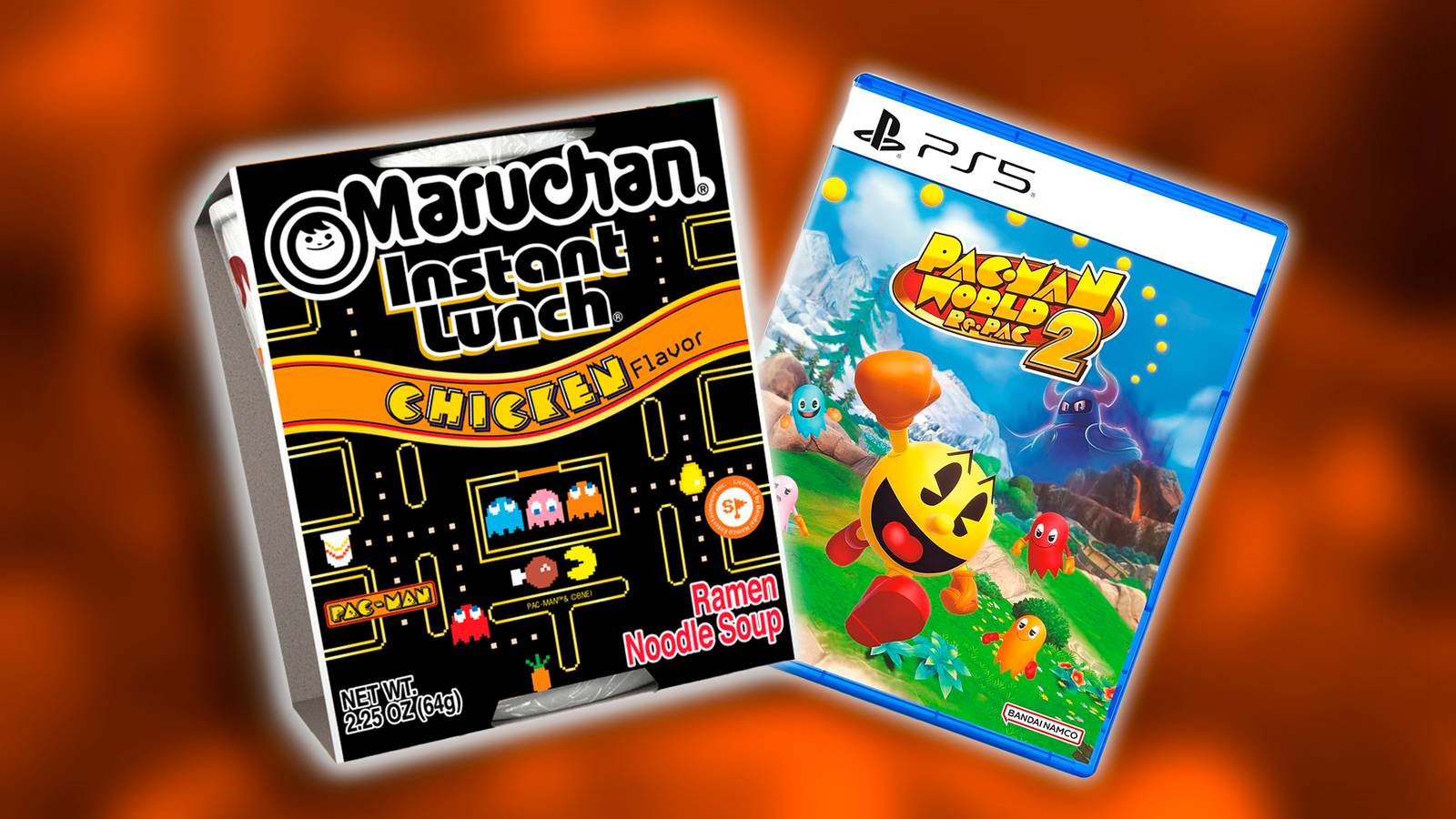 Chicken Pac Pac Pac-Man World 2 Re-Pac Maruchan Collaboration Gift Unboxing - Game Rant ...