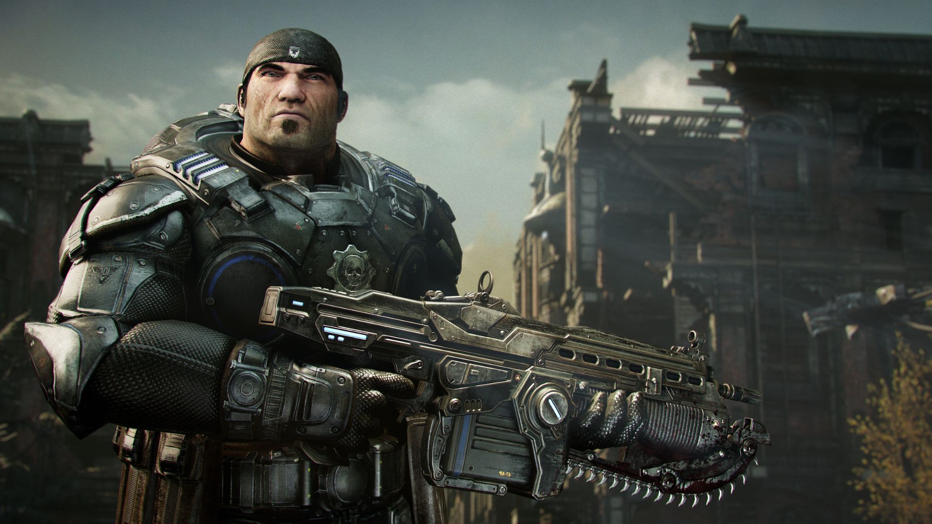 Marcus Fenix in Gears Of War Reloaded.
