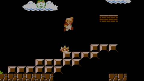 Mario in World 6-1 - Super Mario Bros.