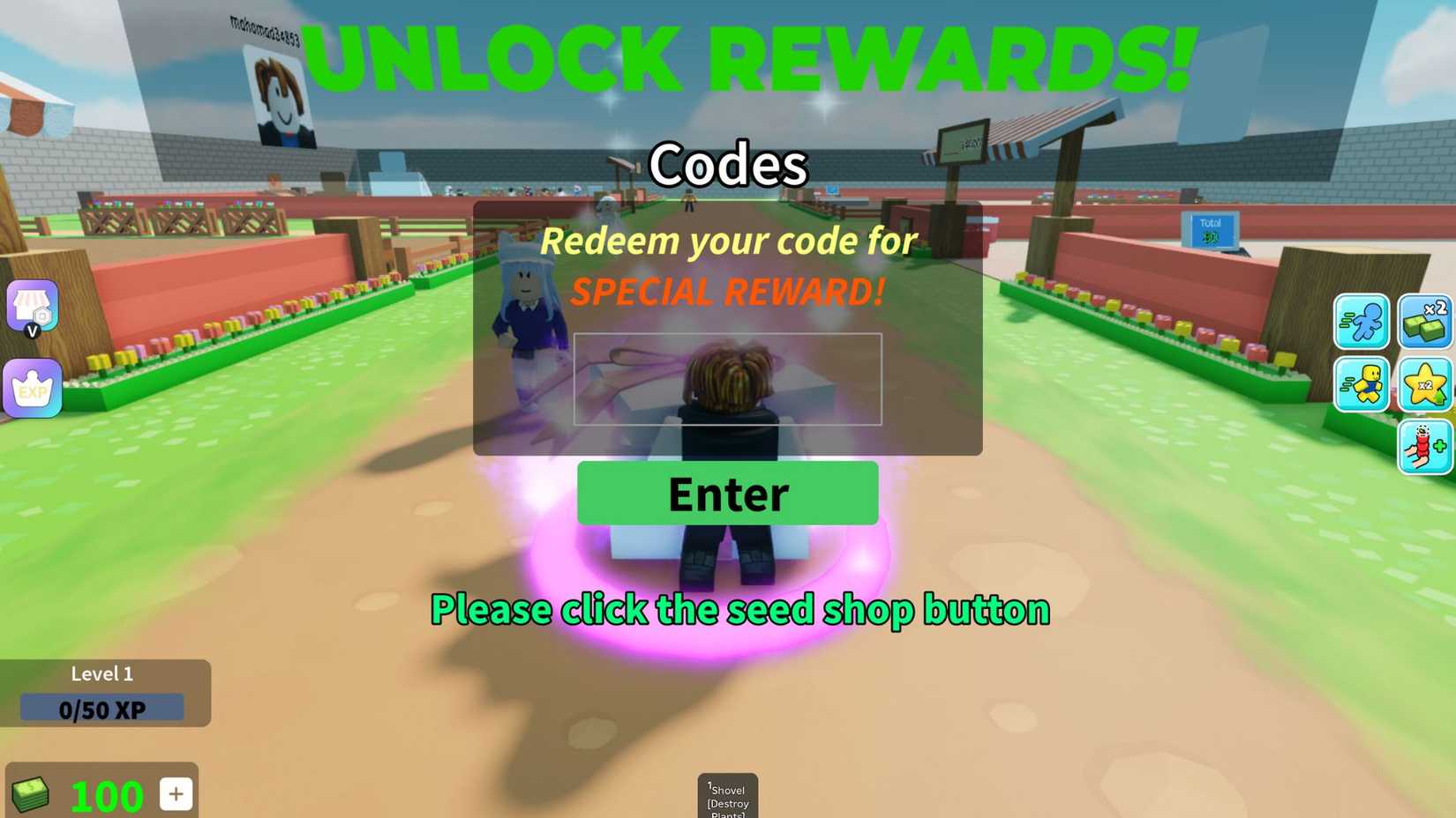Mart Simulator the codes tab