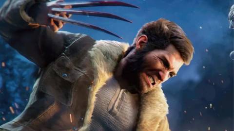 wolverine attacking with claws