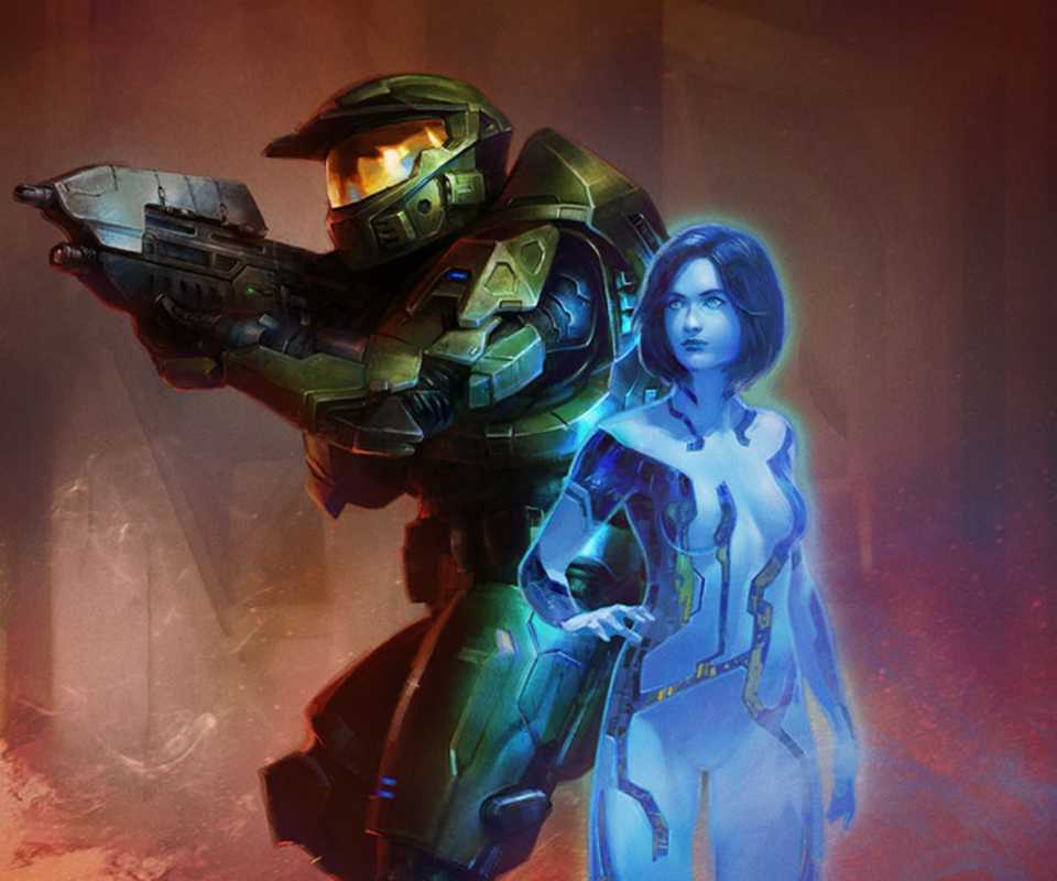 master chief and cortana in halo campaign evolved-1