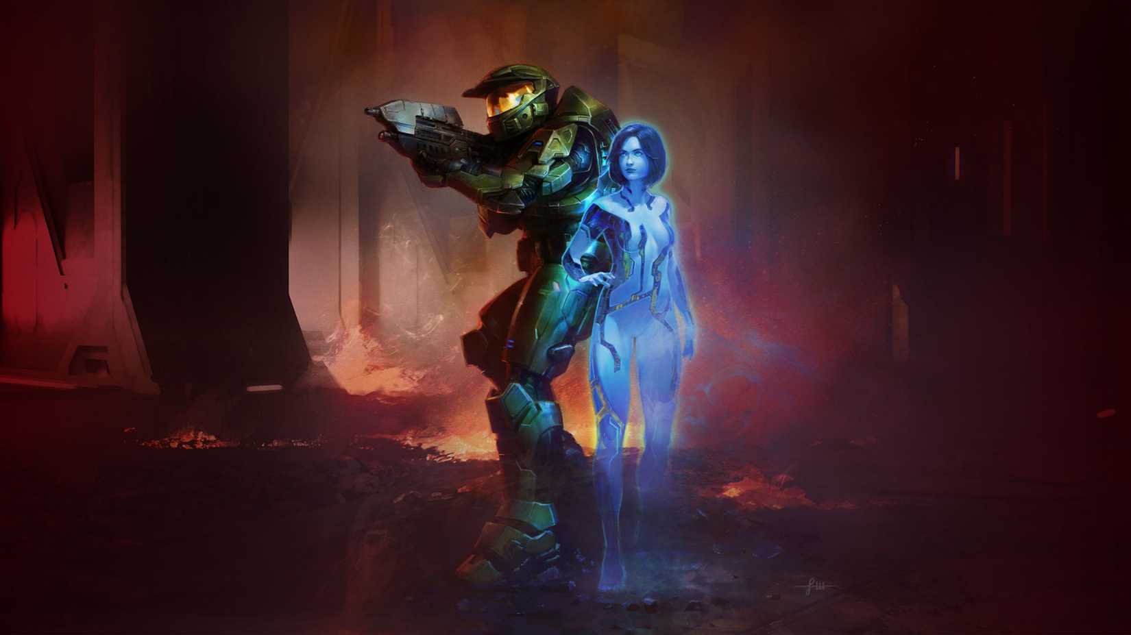 Master Chief and Cortana in Halo Campaign Evolved
