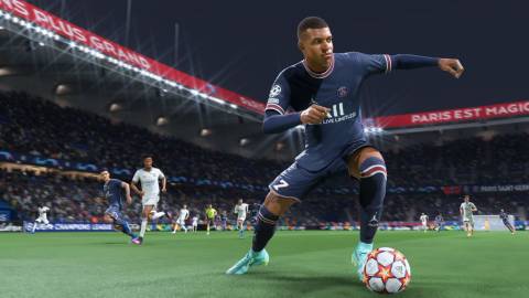 Mbappe with the ball - FIFA 22
