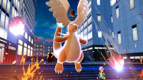 Mega Dragonite using Draco Meteor - Pokemon Legends Z-A