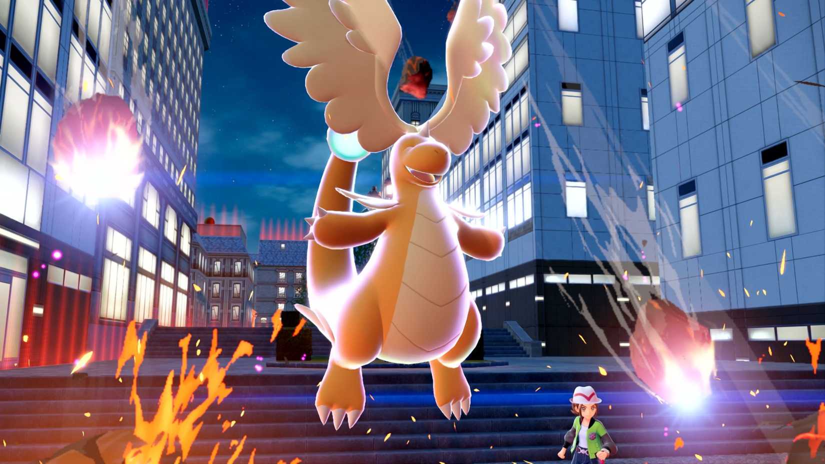 Mega Dragonite using Draco Meteor - Pokemon Legends Z-A