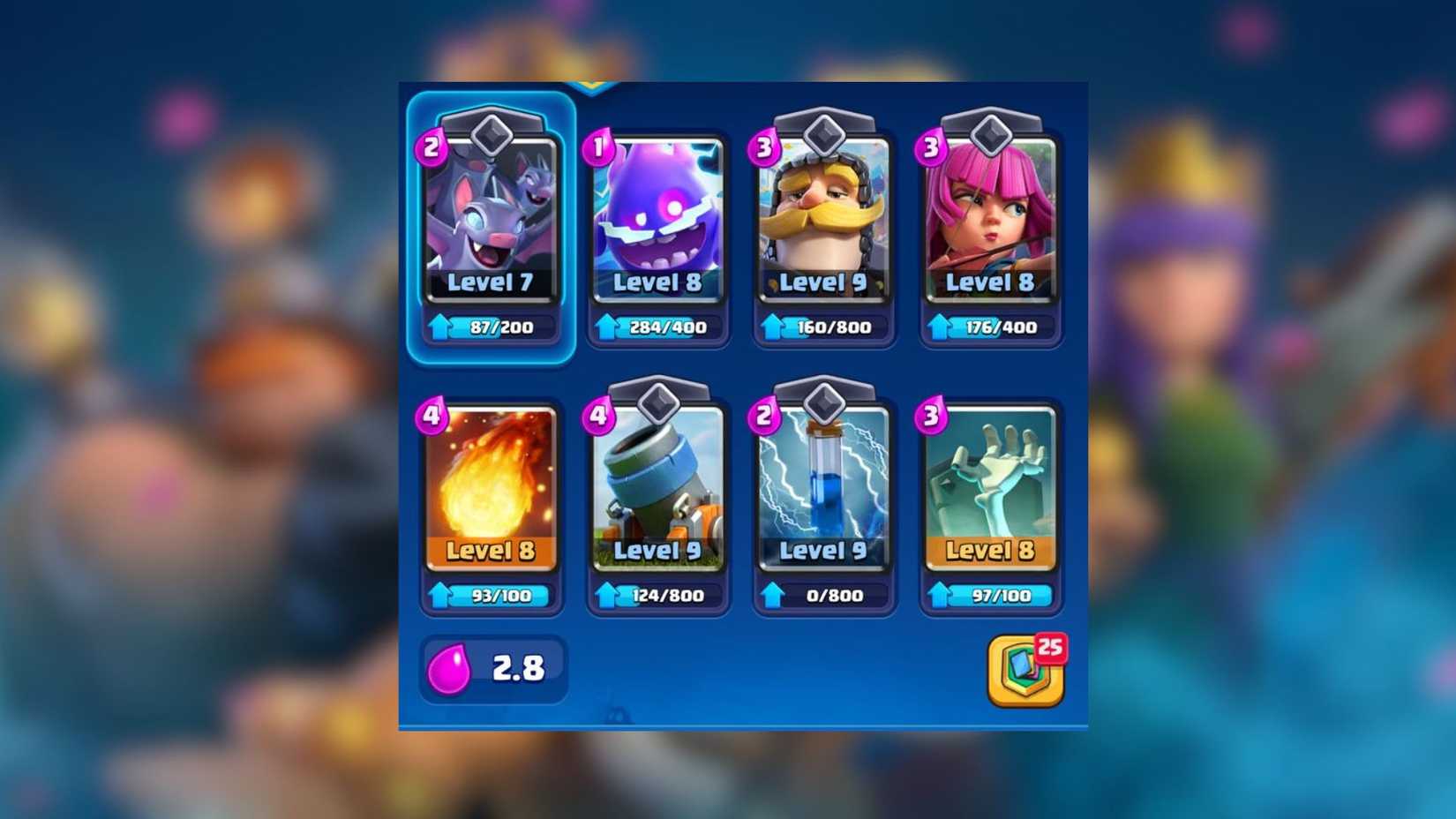 mortar archers knight arena 6 deck clash royale