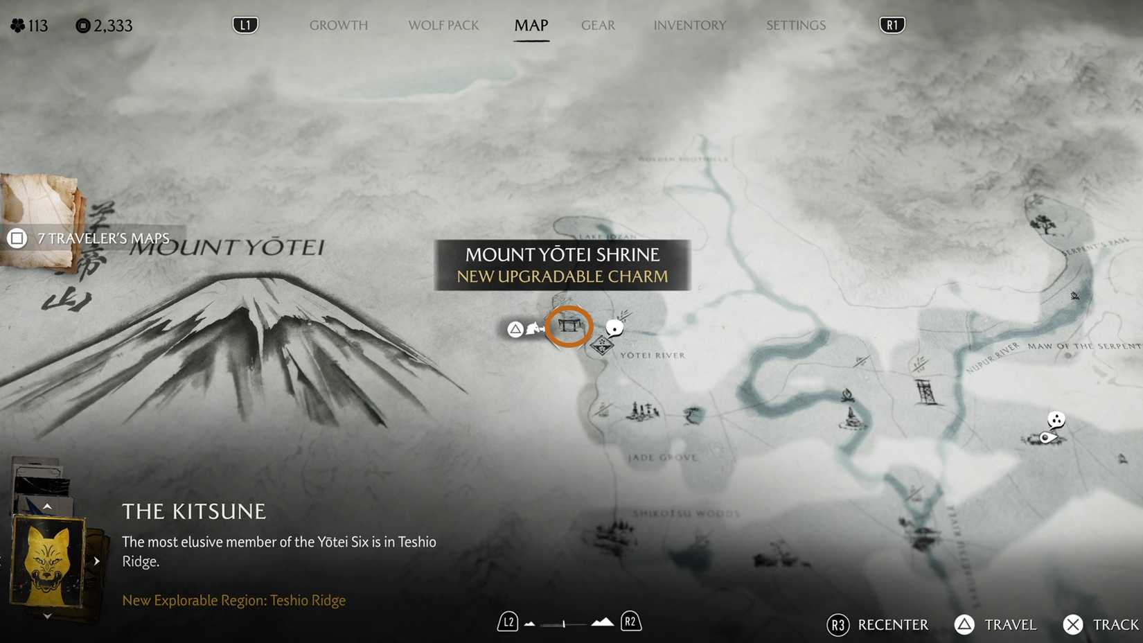 Mount Yotei Shrine Map Location In Ghost of Yotei